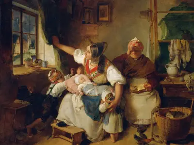 Das Gewitter av Peter Fendi