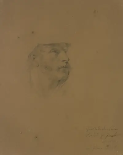 Portrét Johanna Jakoba Dornera, přítel malířův, Johann Peter Krafft