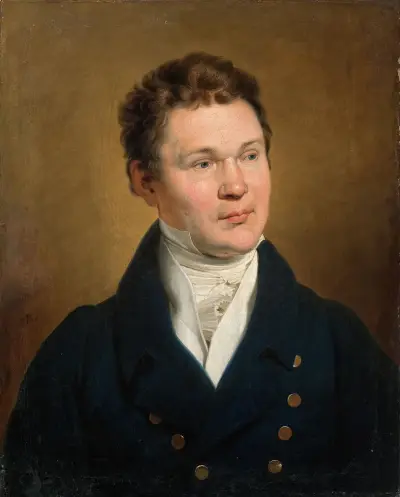 Porträtt av en ung man av Johann Peter Krafft