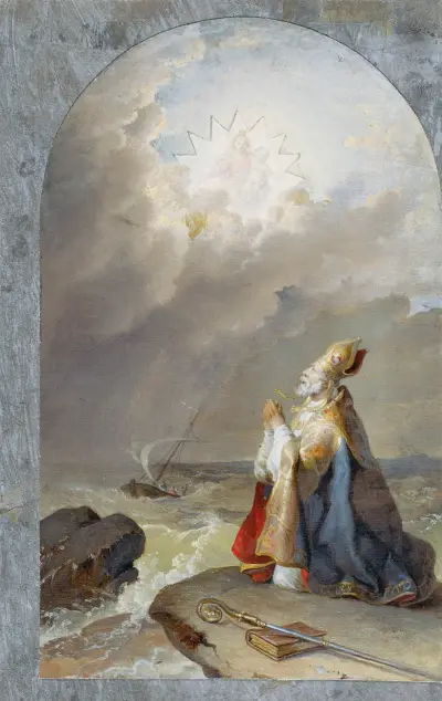 Den helige Spyridon av Johann Peter Krafft
