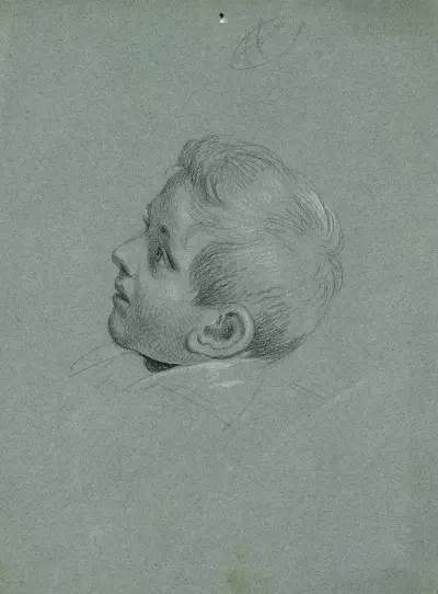 Pojkporträtt av Johann Peter Krafft