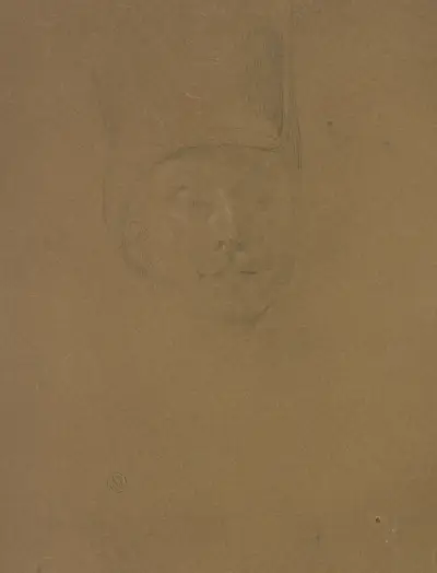Huvud av en österrikisk soldat av Johann Peter Krafft