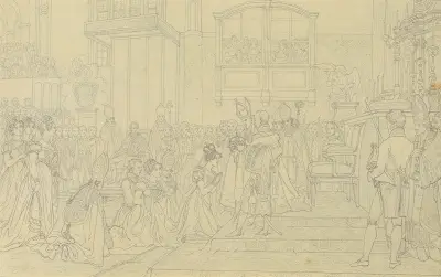 Krönandet av kejsarinnan Carolina Augusta i Pressburg av Johann Peter Krafft