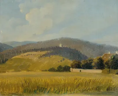 Landskap vid Baden av Johann Peter Krafft
