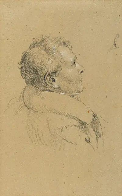 Studie till ”Kejsar Frans återkomst från Pressburg” av Johann Peter Krafft