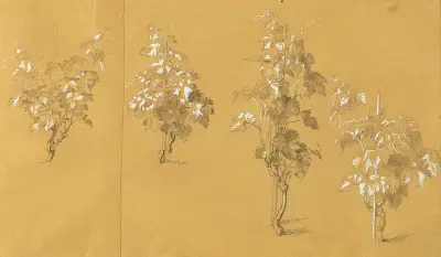Weinstock, Studie zu ‘Hermann und Dorothea im Weinberg’ av Johann Peter Krafft
