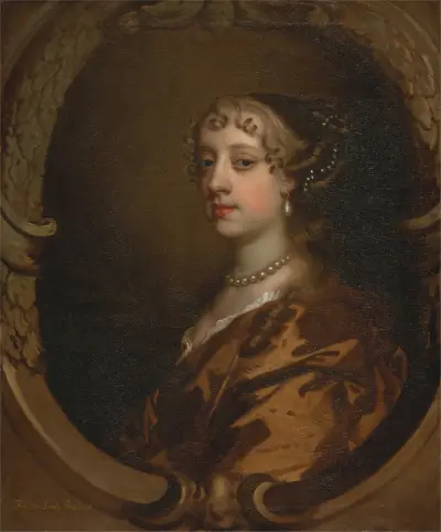 Lady Frances Savile, Later Lady Brudenell av Sir Peter Lely
