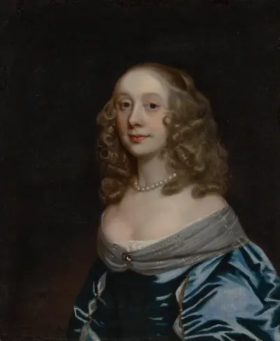 Porträt einer Dame, möglicherweise Ann St John Wilmot von Sir Peter Lely