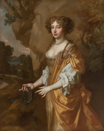 Porträt einer Dame, angeblich Nell Gwyn von Sir Peter Lely