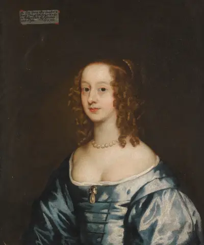 Portrait of Lady Diana Grey, Countess of Ailsbury (D.1689) av Sir Peter Lely