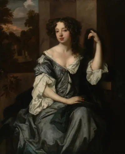 Portrait of Louise de Keroualle,Duchess of Portsmouth av Sir Peter Lely