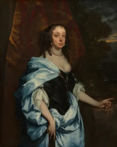 Portrait of Mrs. Leneve av Sir Peter Lely