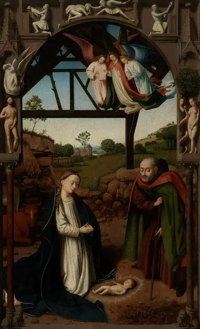 Adoration of the Christ-Child av Petrus Christus