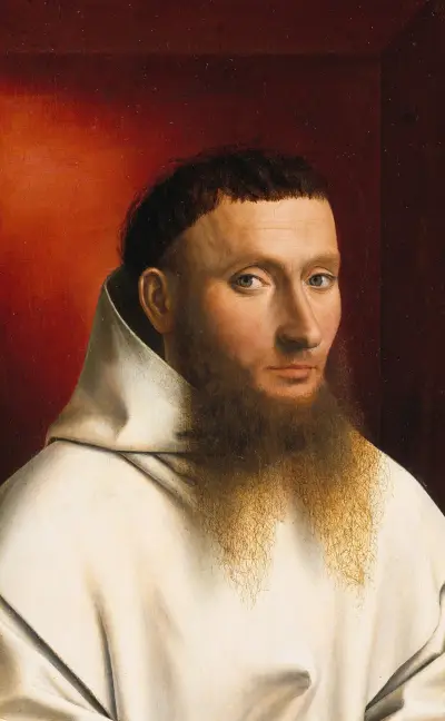 Portrait of a Carthusian av Petrus Christus