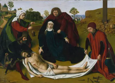 Oplakávání Krista, Petrus Christus
