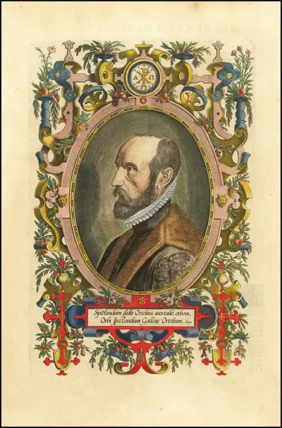 Abraham Ortelius av Philip Galle