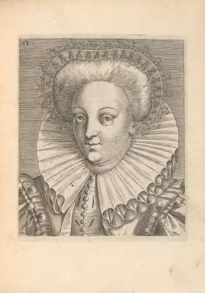 Female, Turned to Left, 1590 – nr 2 av Philip Galle