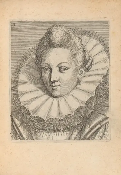 Female, Turned to Left, 1590 – nr 3 av Philip Galle