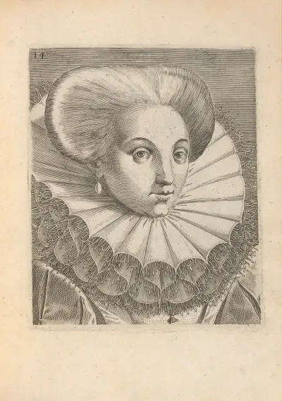 Female, Turned to Right, 1590 – nr 3 av Philip Galle