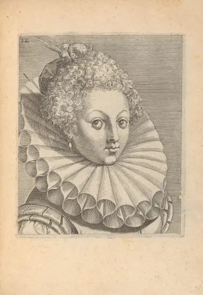 Female, Turned to Right, 1590 – nr 1 av Philip Galle