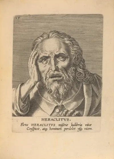 Heraclitus av Philip Galle