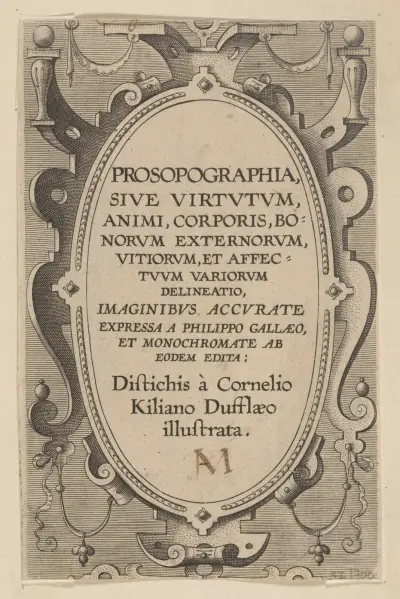 Prosopographia – Title Page av Philip Galle
