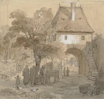 Unter einer Schleuse am Zoo av Philipp Rumpf