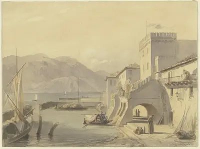 Upper Italian port av Philipp Rumpf