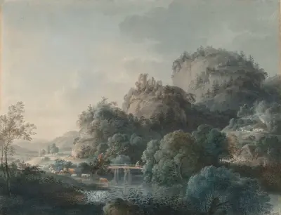 The Ruins of the Monastery of Oybin in the Zittau Mountains von Philipp Veit