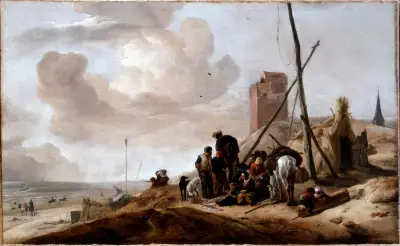 Küstenszene von Philips Wouwerman