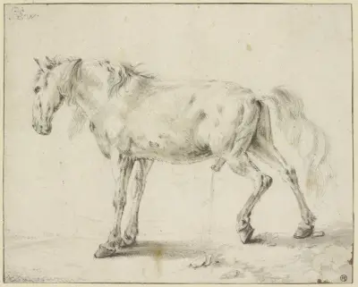 Peeing horse av Philips Wouwerman
