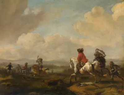 The Drive av Philips Wouwerman
