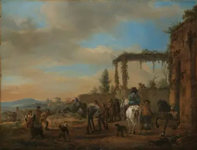 The Riding School, 1658 av Philips Wouwerman