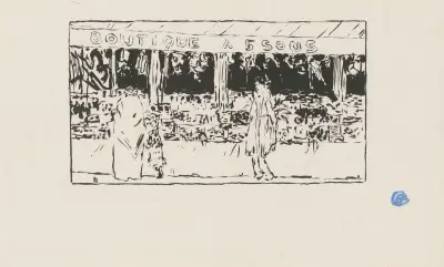 Boutique à cinq sous av Pierre Bonnard
