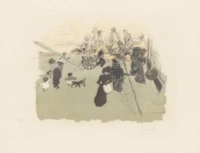 Coin de rue, 1899 – nr 1 av Pierre Bonnard
