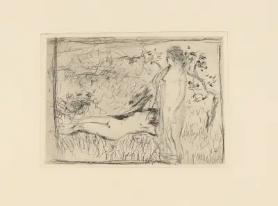 Deux nus (les baigneuses) av Pierre Bonnard