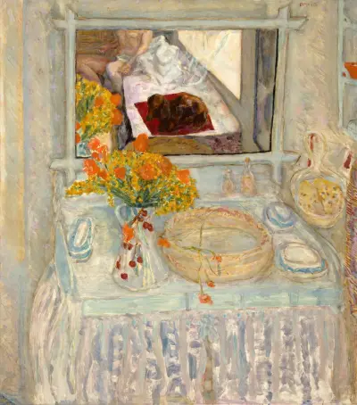 Dressing Table and Mirror av Pierre Bonnard