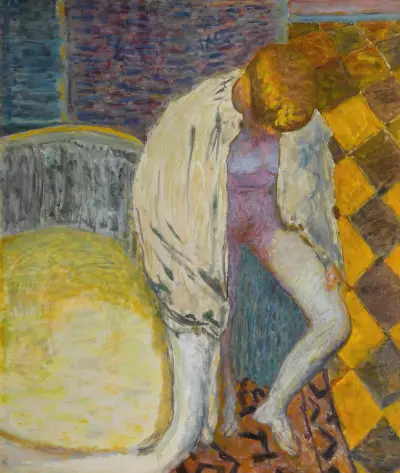 Femme Sortant Du Bain av Pierre Bonnard