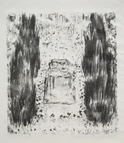 Illustration for Daphnis and Chloë av Pierre Bonnard