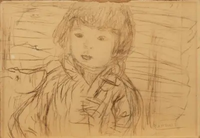 Isabelle Lecomte du Nouy enfant av Pierre Bonnard