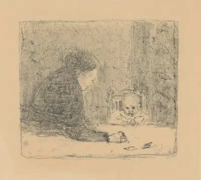 La grand-mère av Pierre Bonnard