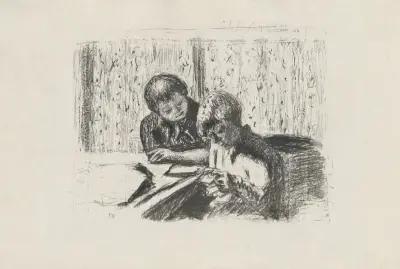 La lettre av Pierre Bonnard