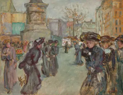 La Place Clichy av Pierre Bonnard