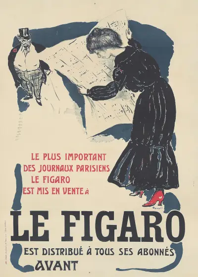 Le Figaro av Pierre Bonnard