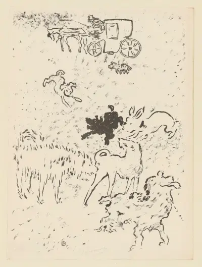 Les chiens, 1893 – nr 2 av Pierre Bonnard