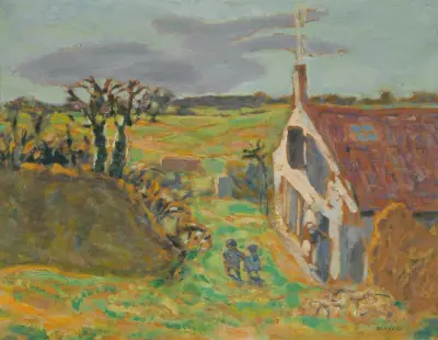 Les Deux Enfants, Vernouillet, 1909 – nr 1 av Pierre Bonnard