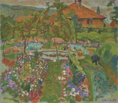 Les Fleurs du potager (Le Grand-Lemps) av Pierre Bonnard
