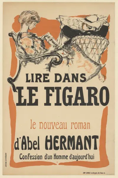 Lire dans Le Figaro le nouveau roman d’Abel Hermant Confession d’un Homme d’aujourd’hui av Pierre Bonnard