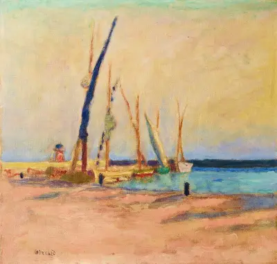 Marine, Cannes av Pierre Bonnard