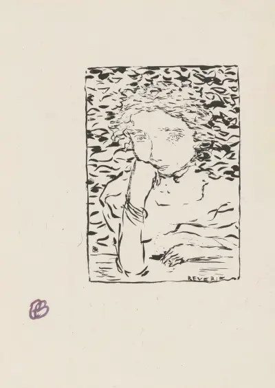 Rêverie av Pierre Bonnard